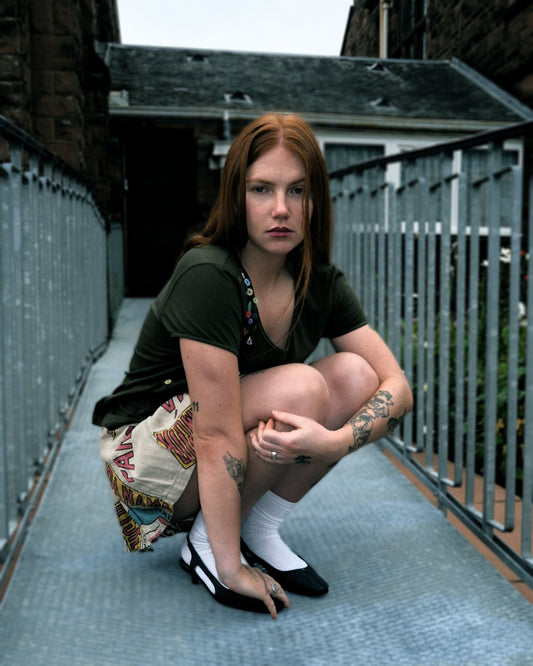 Bel wears 00's Button Top & 00's Hysteric Mini Skirt