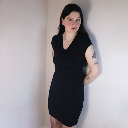 Helmut Lang Cowl Neck Dress - Confessions of a Hoarder Vintage