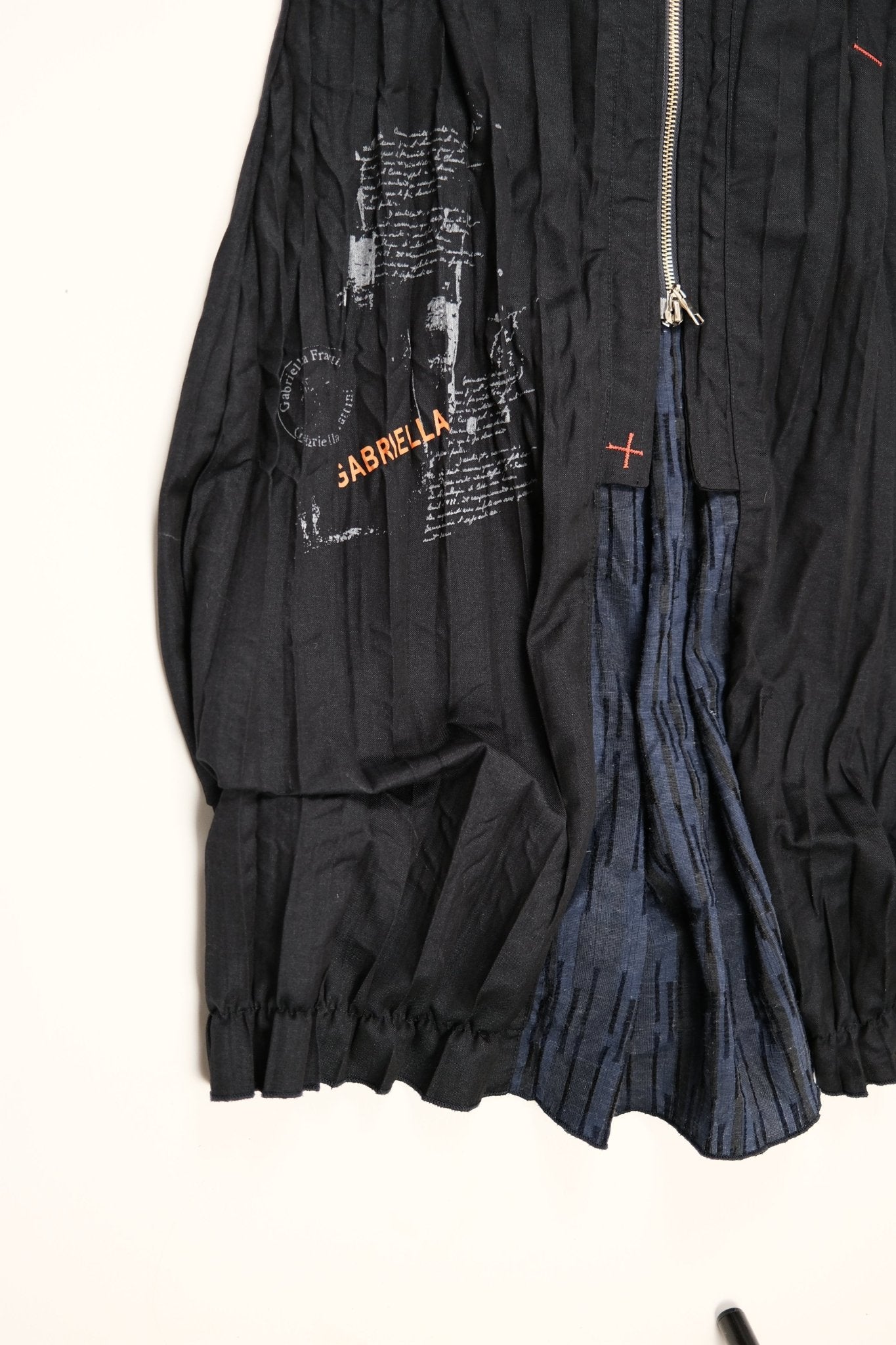 00's Gabriella Fratella Pleated Midi Tank Dress with Bubble Hem - L - Confessions of a Hoarder Vintage