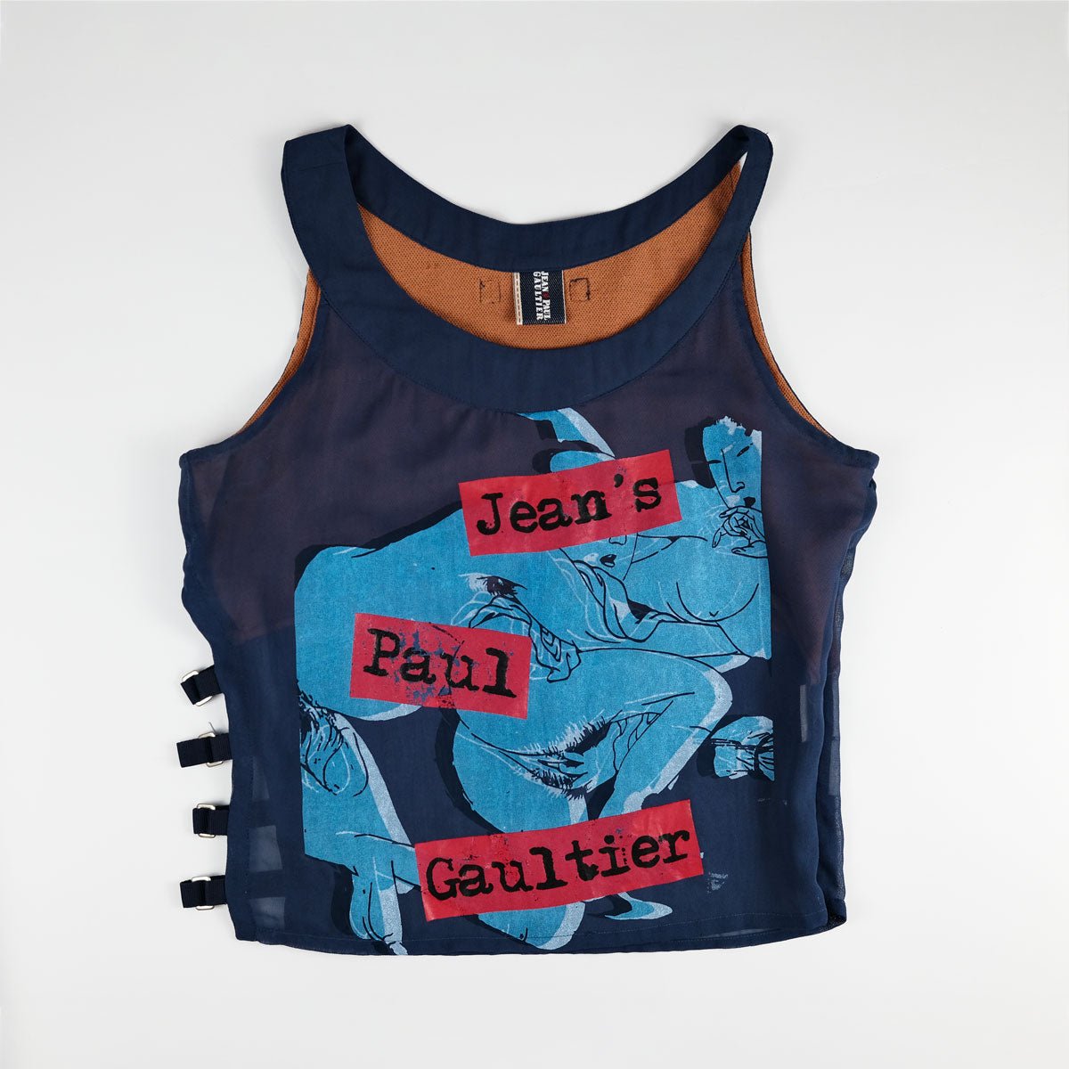 00s jean paul gaultier top アーカイブ ノースリーブ ジャンポール 