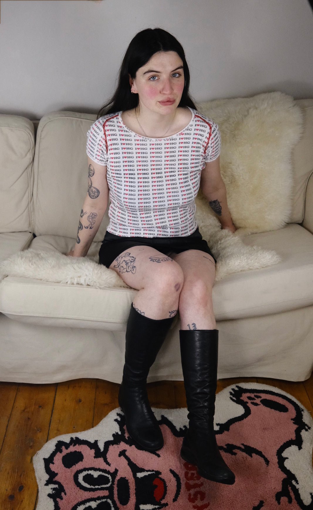 Hysteric Glamour I Love HG Tee - Confessions of a Hoarder Vintage