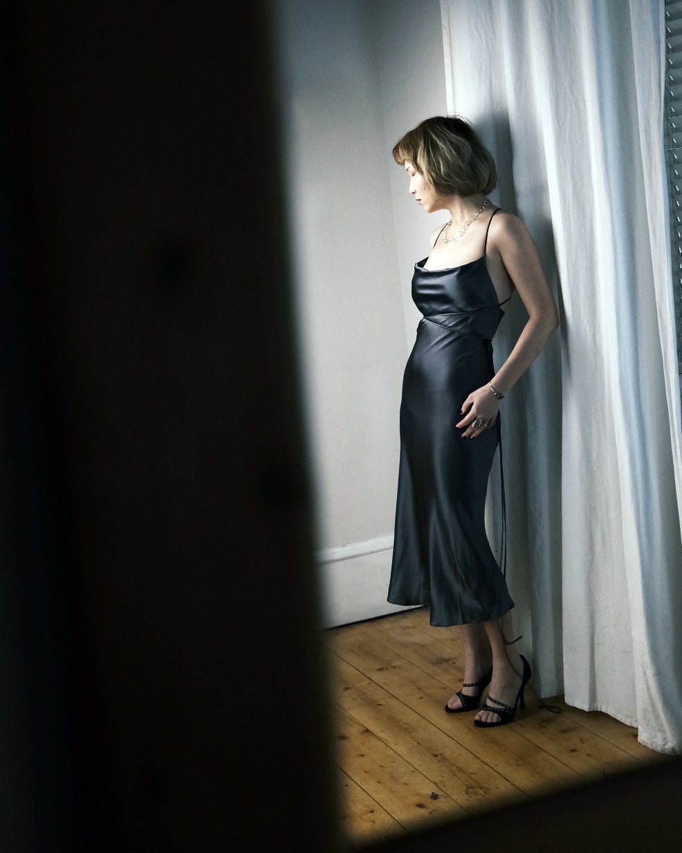 Plein Sud Satin Dress - Confessions of a Hoarder Vintage