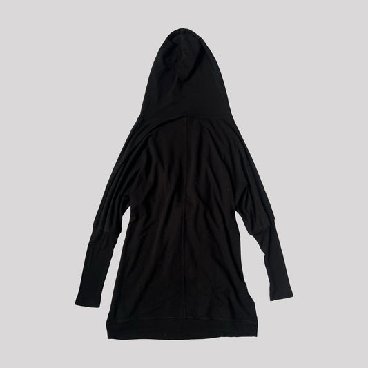 00's Cop Copine Hooded Dress in Black  - S/M 