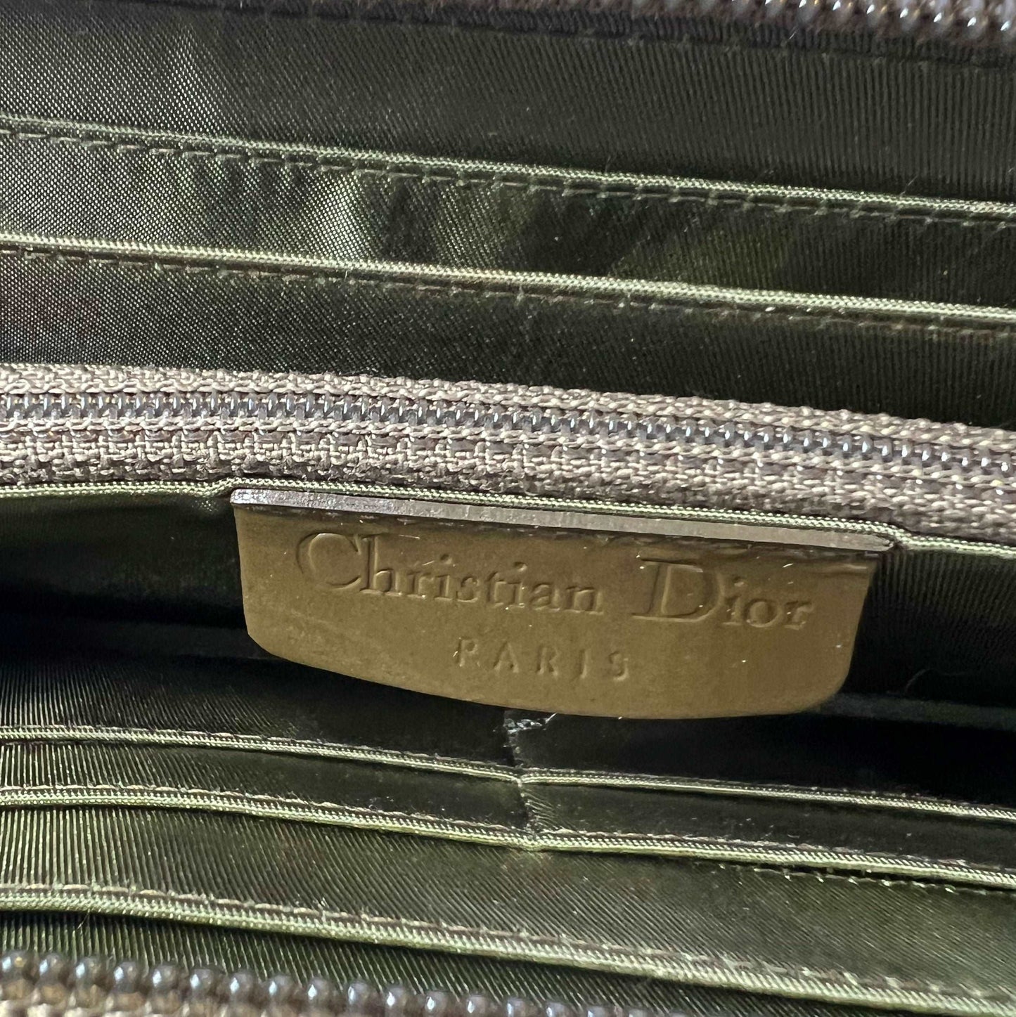 00's Dior Long Wallet in Camouflage Leather 