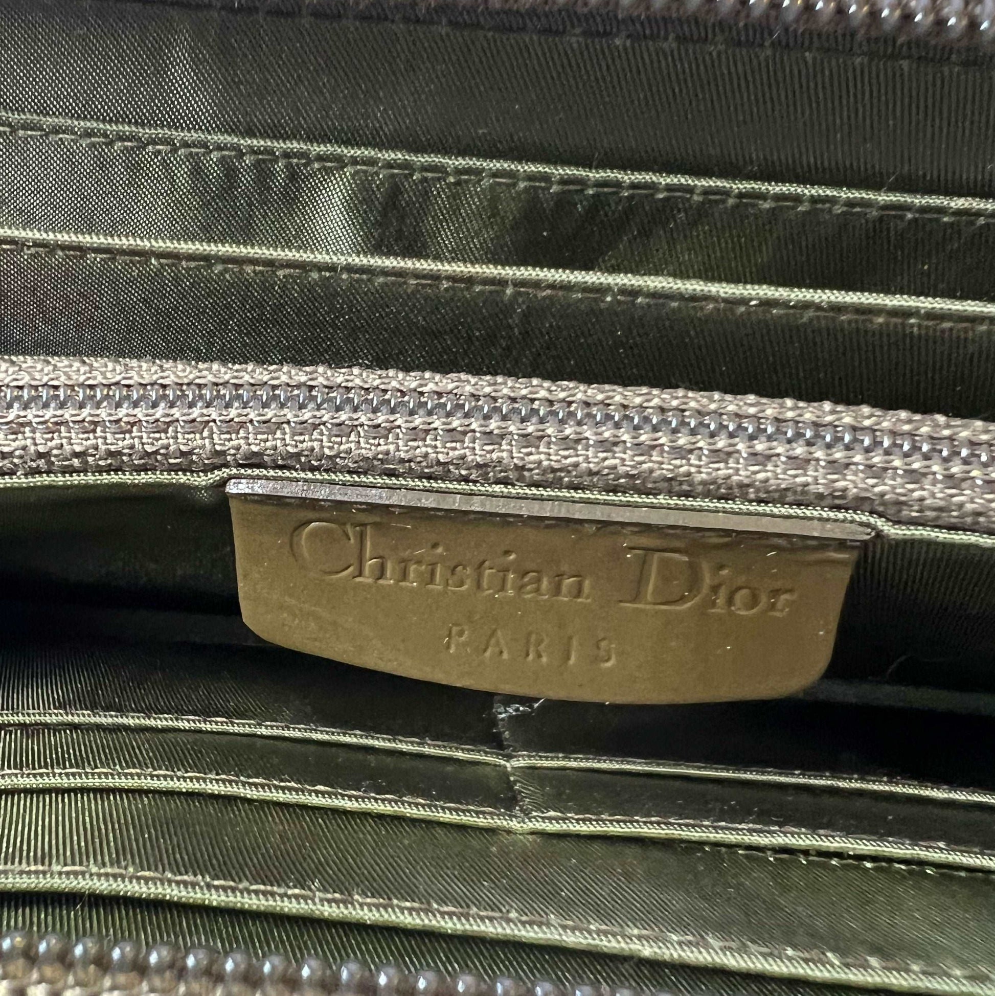 00's Dior Long Wallet in Camouflage Leather 