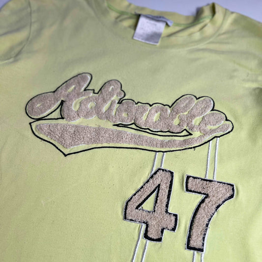 00's Dior by John Galliano Adiorable Long Sleeve tee in Green - L 