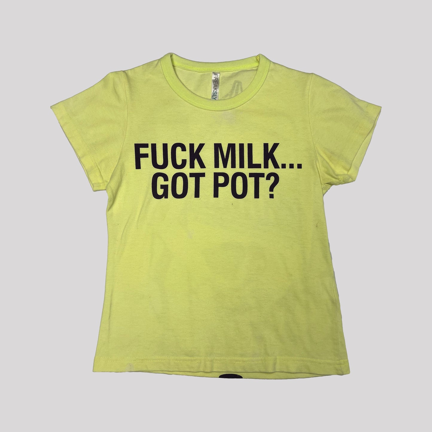 00's Freak Sly Fuck Milk Got Pot Tee - S 