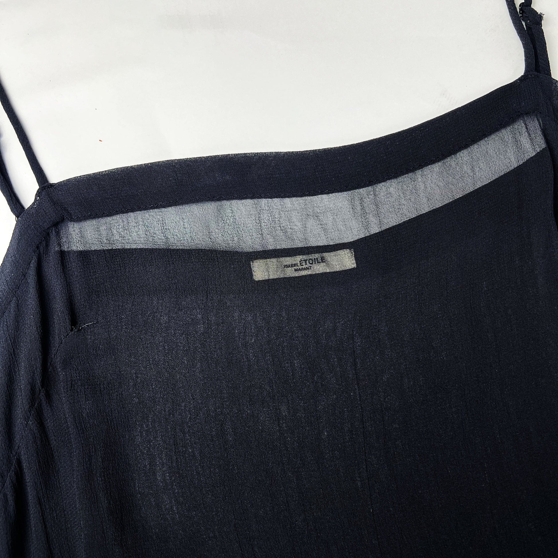 00's Isabel Marant Sheer Slip Maxi Dress - S 