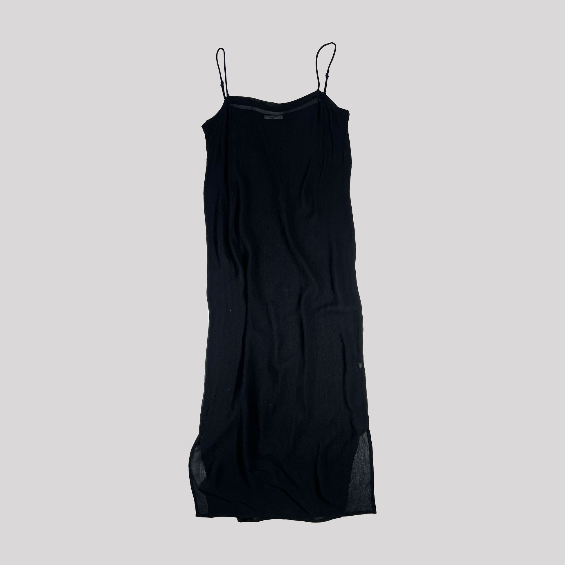 00's Isabel Marant Sheer Slip Maxi Dress - S 