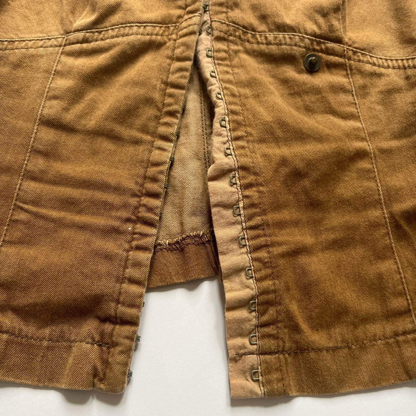 00's Plein Sud Corset Top in Tan - XS 