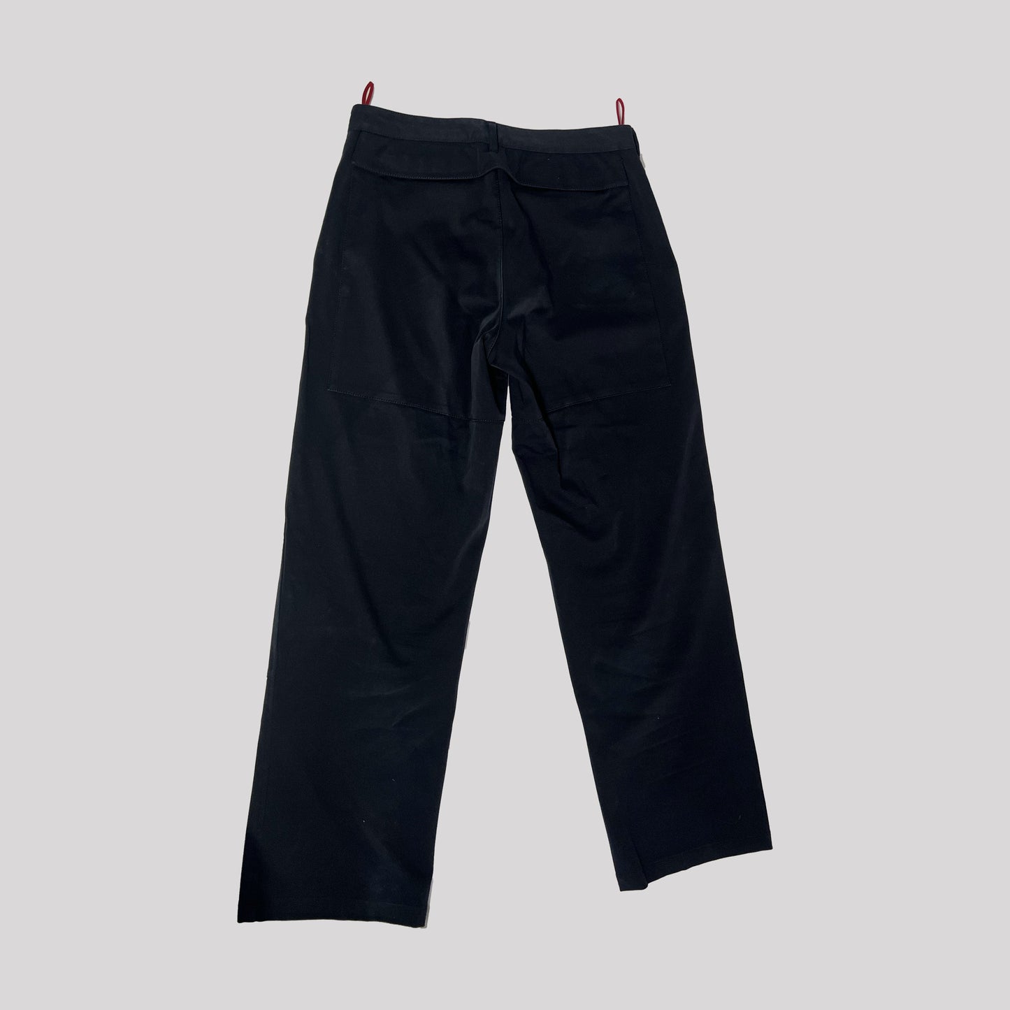 00's Prada Sport Trousers with Pocket Detail in Navy - M 
