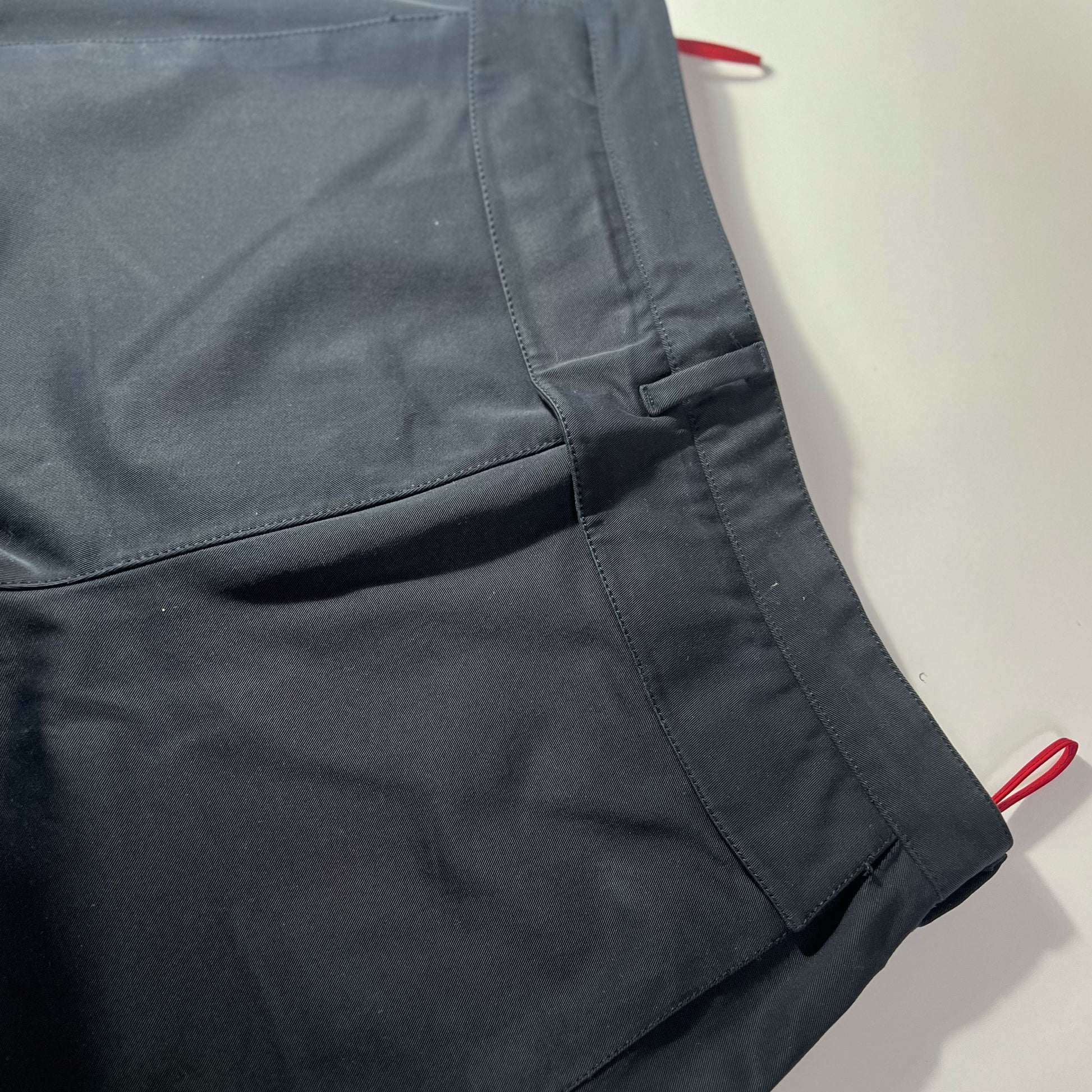 00's Prada Sport Trousers with Pocket Detail in Navy - M 