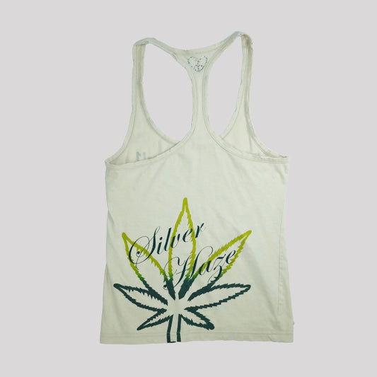 00's Sly Freak Silver Haze Cannabis Cup Tank Top - M 