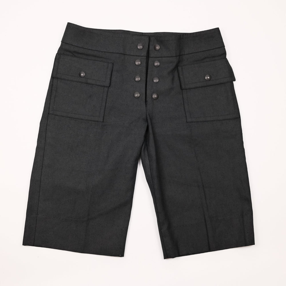 00's Chloé Millitary Low Rise Long Shorts in Grey - W29