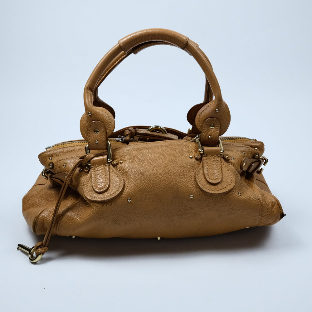 00's Chloé Paddington Bag in Tan Leather