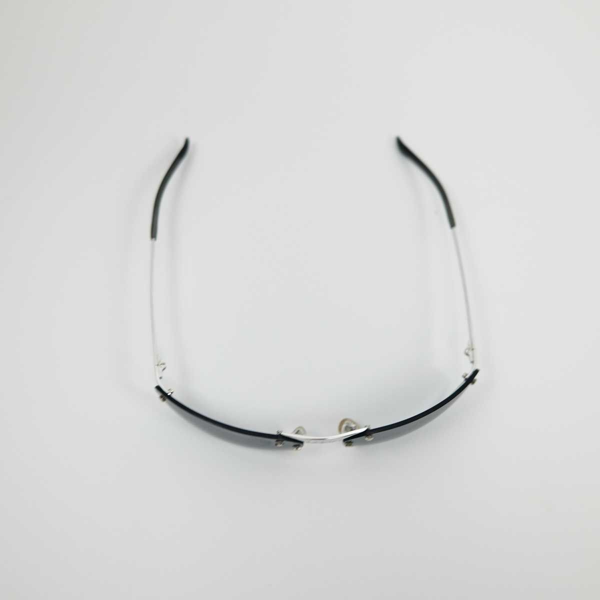 00's Dior Minipop Rimless Sunglasses in Blue | Vintage Dior
