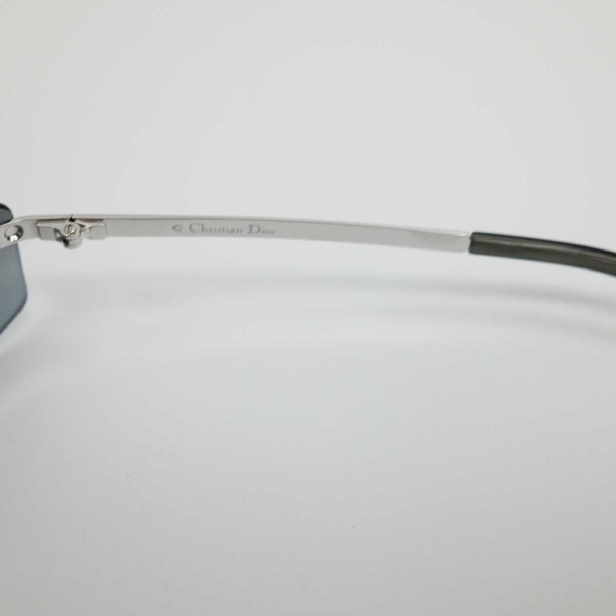 00's Dior Minipop Rimless Sunglasses in Blue | Vintage Dior