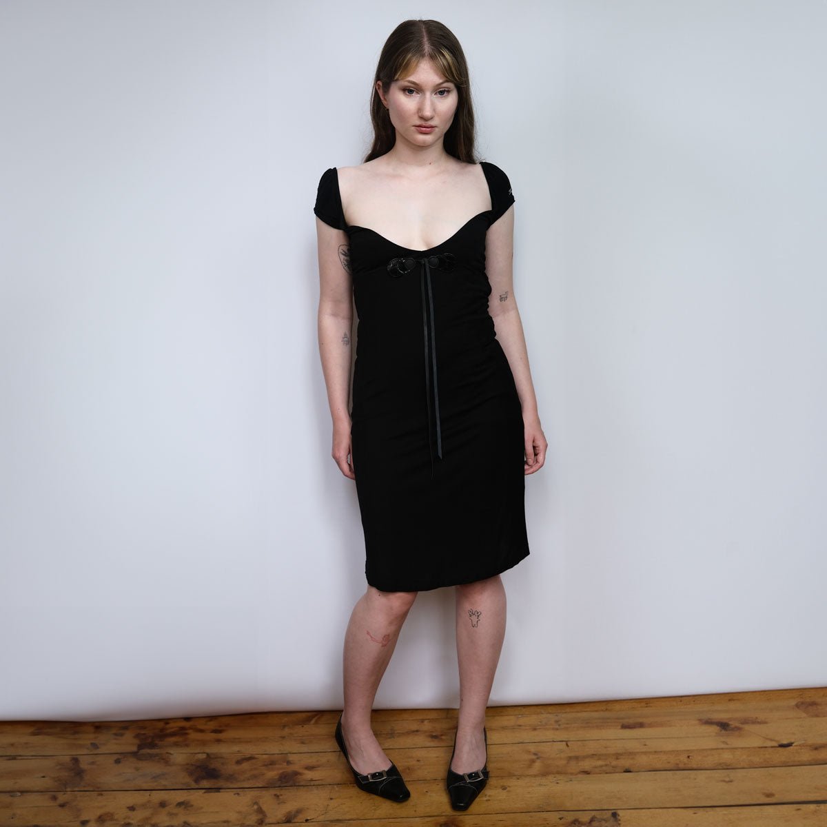 miss sixty leather dress Black Miss Sixty Y2K trench dress with belt