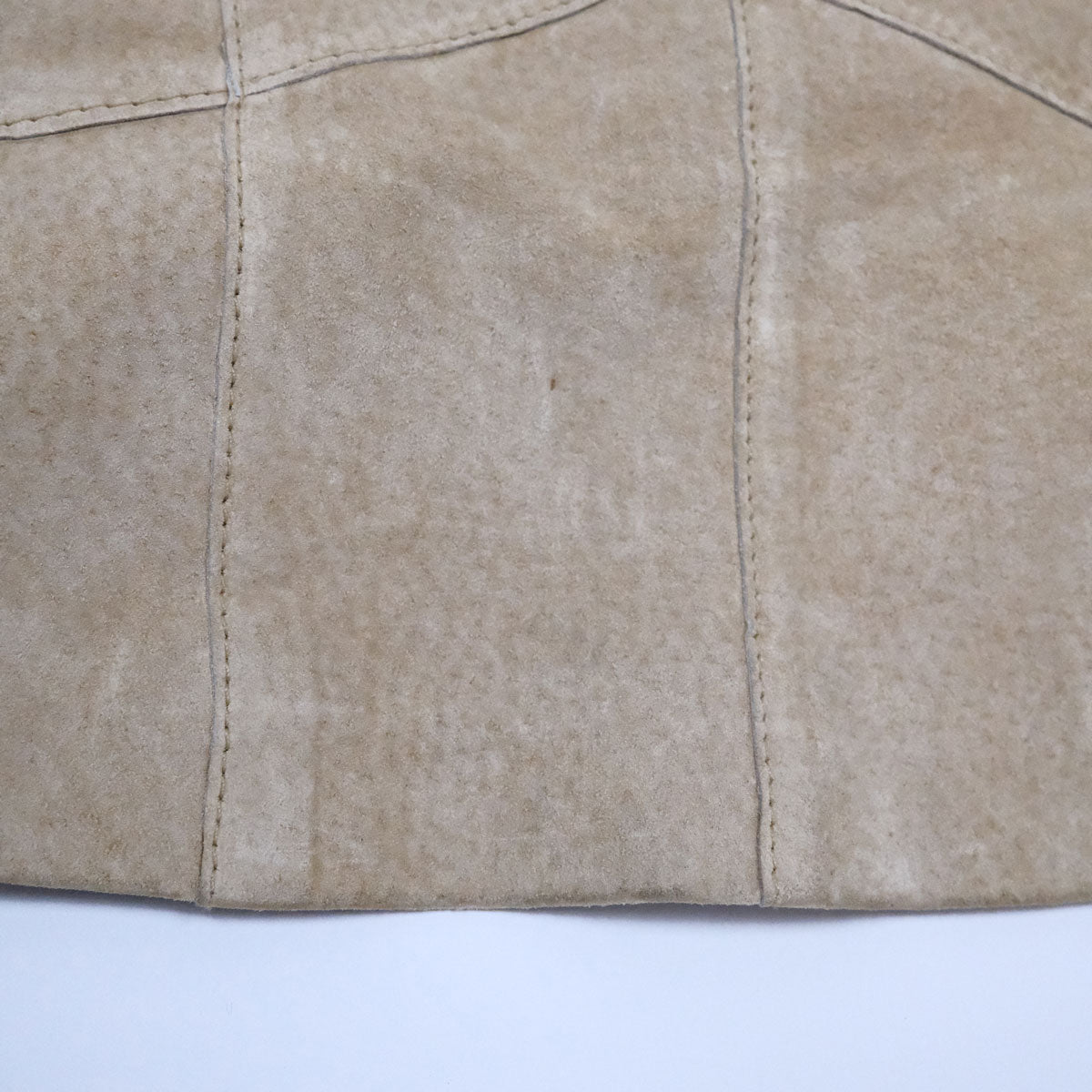 00's Morgan De Toi Suede Halterneck Top with Corseted Back in Tan - XS / S - Confessions of a Hoarder Vintage