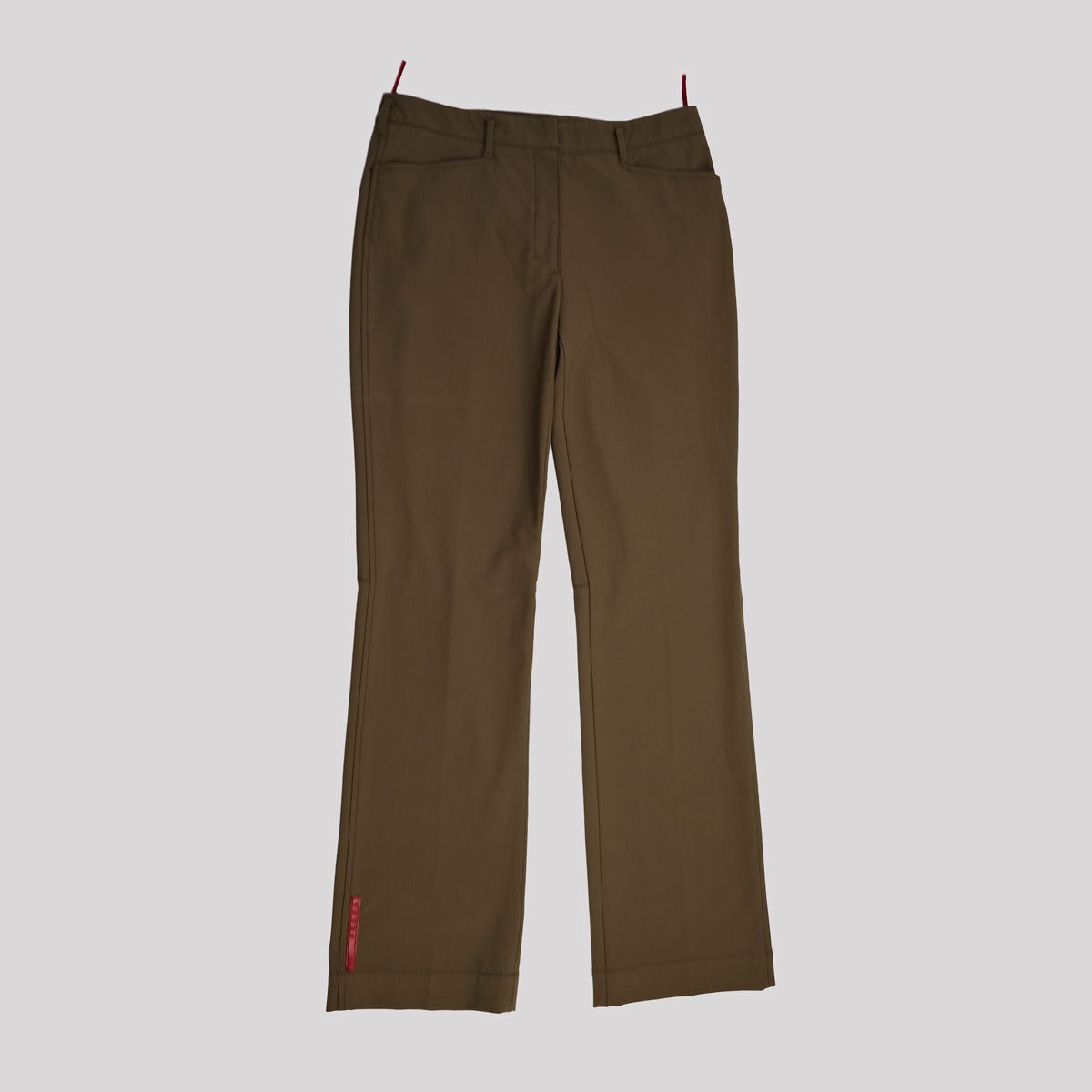 パンツ 00s prada straight wool slacks pants y2k prada-gray-wool-pants-trousers