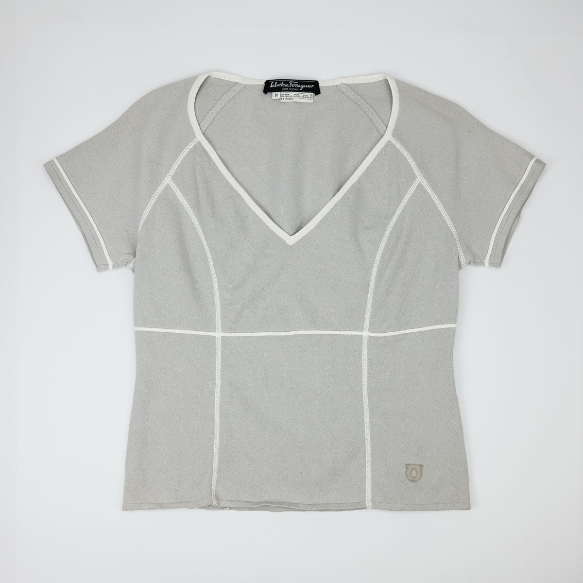 トップス Salvatore Ferragamo 00s Cashmere Knit FERRAGAMO - Open-knit Cashmere Top Salvatore Ferragamo