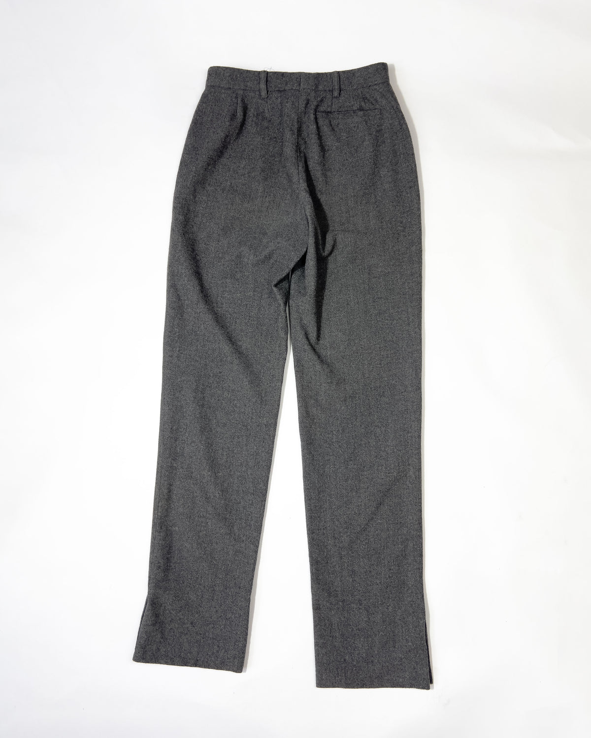 90's Prada Cigarrete Trousers with Velcro Leg Hem - W24"