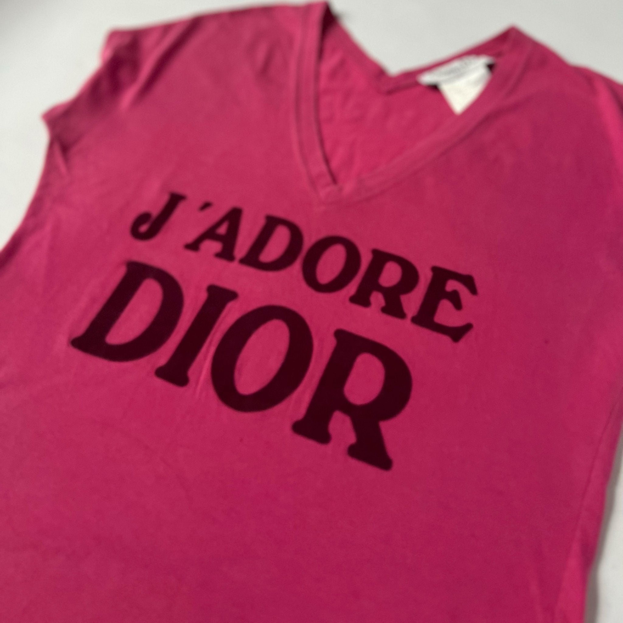 2002 Christian Dior J'Adore Dior T-shirt in Pink - S | Confessions