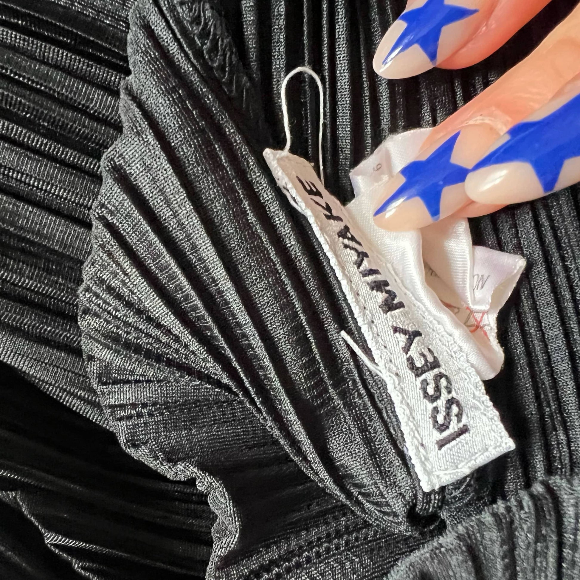 2013 Issey Miyake Longsleeve Top in Black - M 