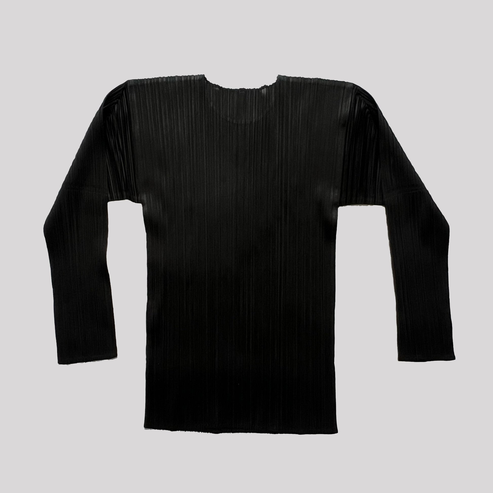 2013 Issey Miyake Longsleeve Top in Black - M 