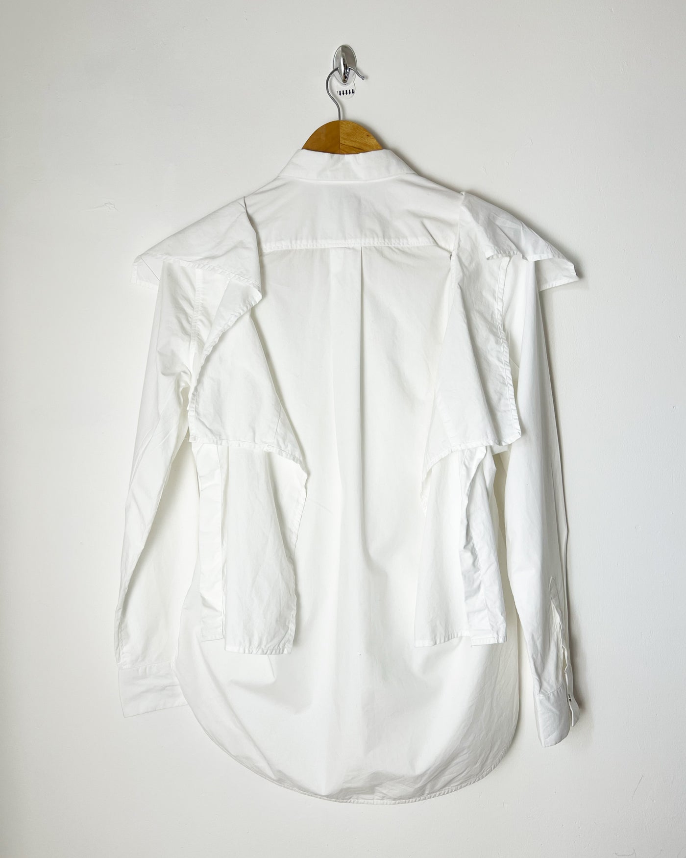 2020 Diesel Shirt with Detachable Ruffle Collar - S