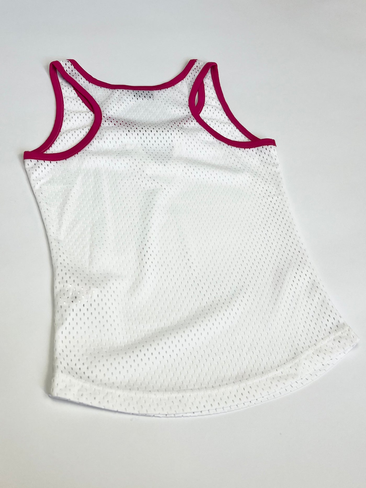 00's Topshop Mesh Top with 'Sex' Spell Out Charm Detail - S