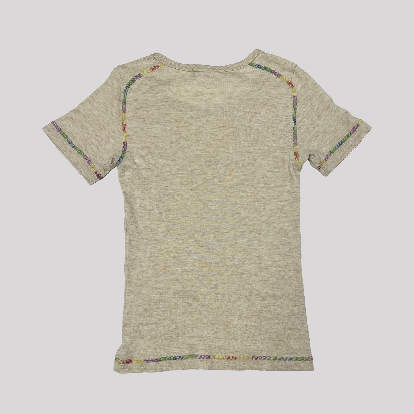 90's Hysteric Glamour Rainbow Fairy Tshirt in Oat - M 