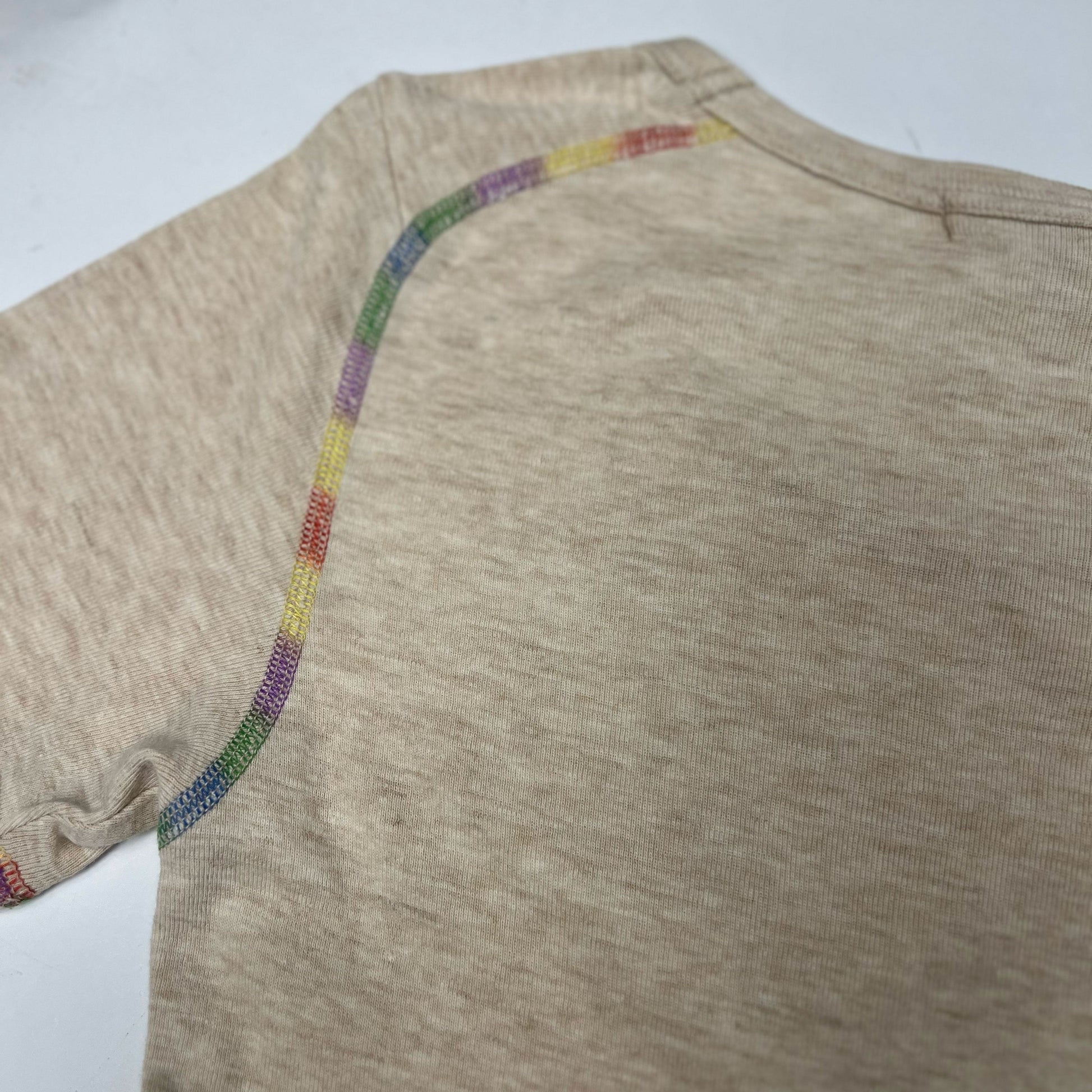 90's Hysteric Glamour Rainbow Fairy Tshirt in Oat - M 