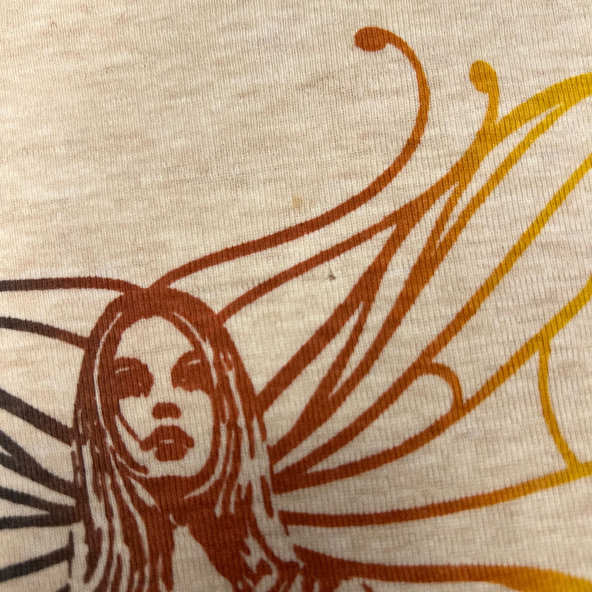 90's Hysteric Glamour Rainbow Fairy Tshirt in Oat - M 