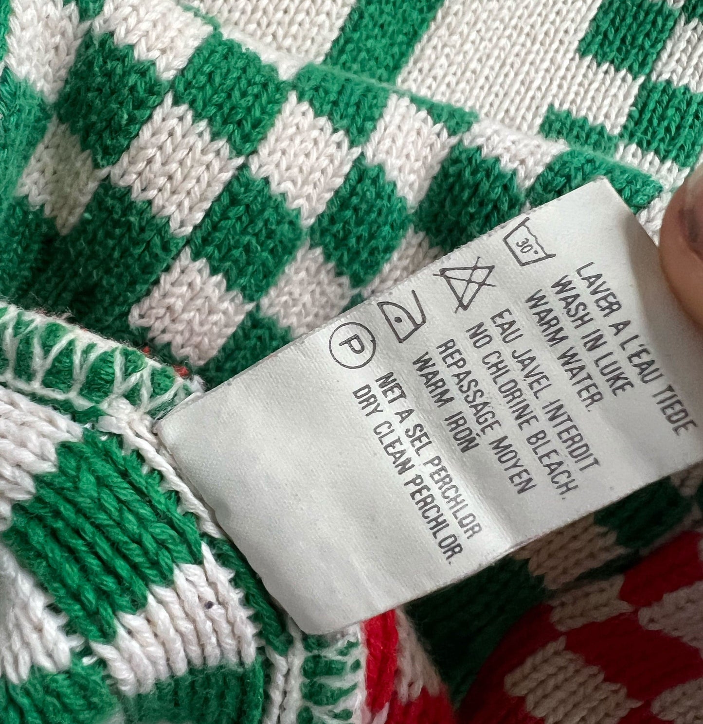 90's Naf Naf Numbers Knit in Multicolour - S 