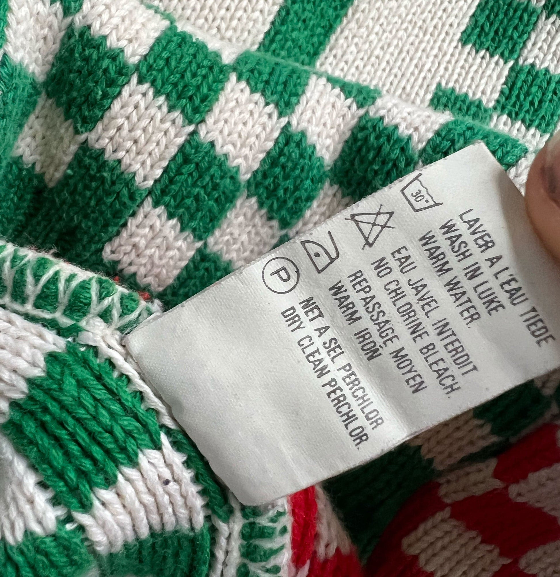 90's Naf Naf Numbers Knit in Multicolour - S 