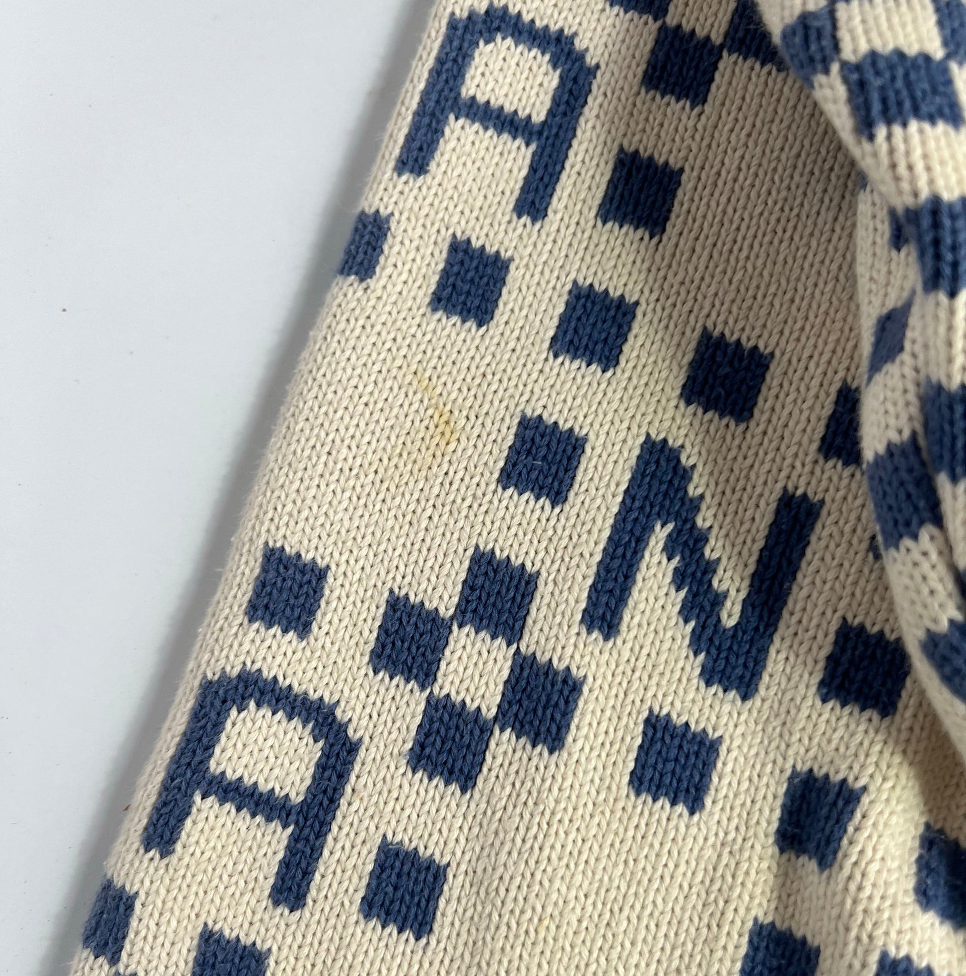 90's Naf Naf Numbers Knit in Multicolour - S 