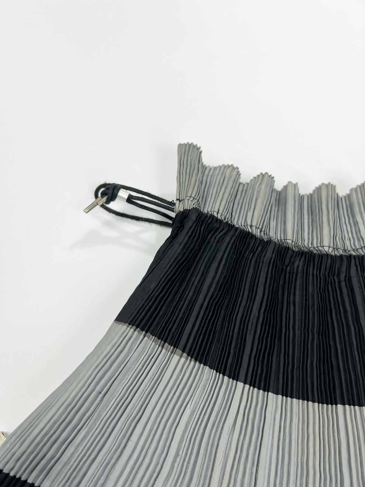 90's Issey Miyake Reversible Pleated Clutch Bag with Drawstring