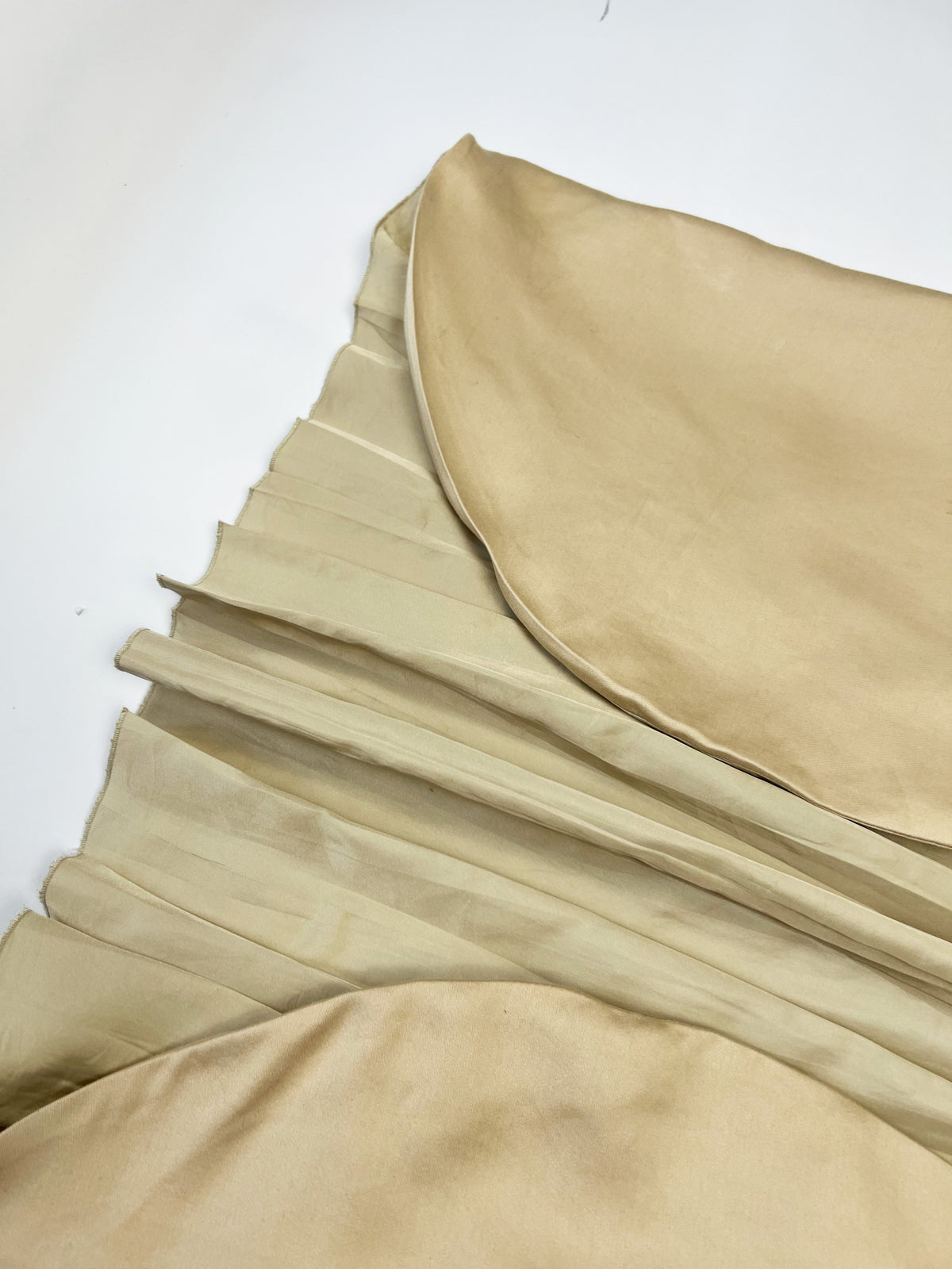 AW 2009 Miu Miu Pleated Dress with Cut Out Detail - M