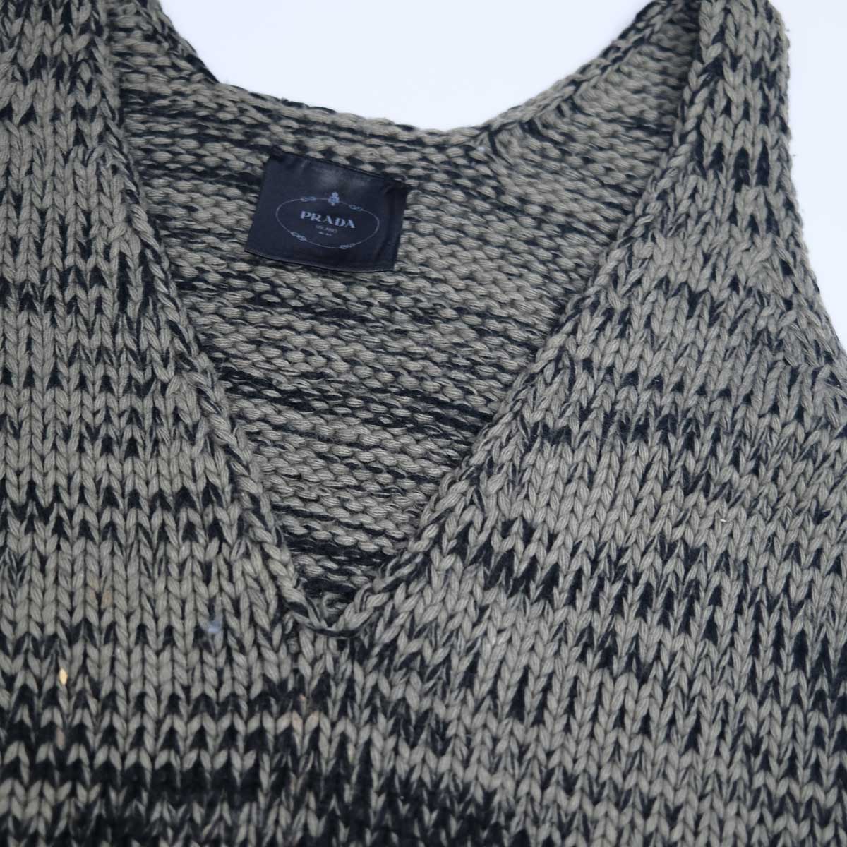 FW 2006 Prada Knitted Tunic in Khaki - S/M