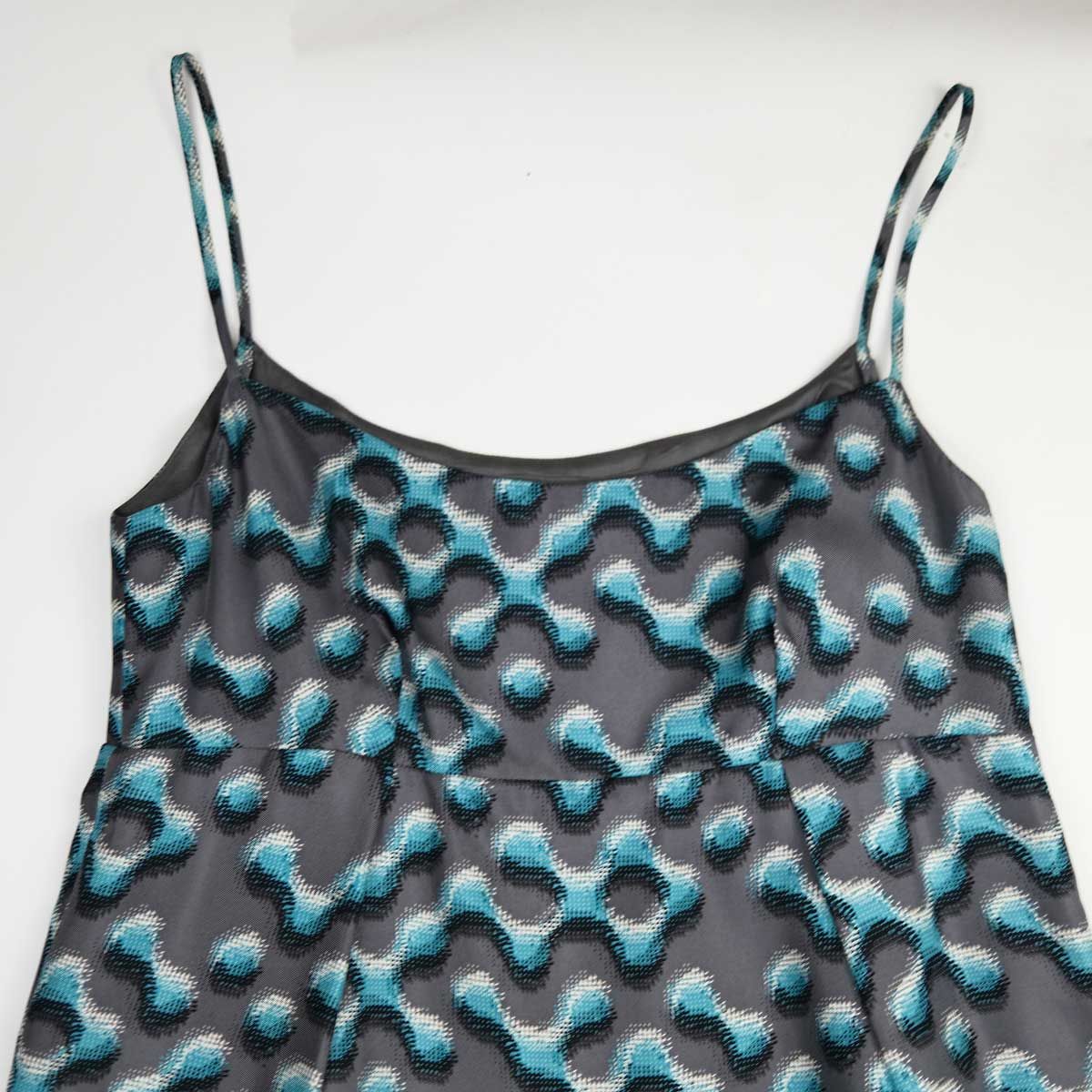 prada print dress 