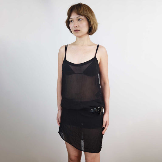 00's Isabel Marant Sheer Mini Slip Dress - S 