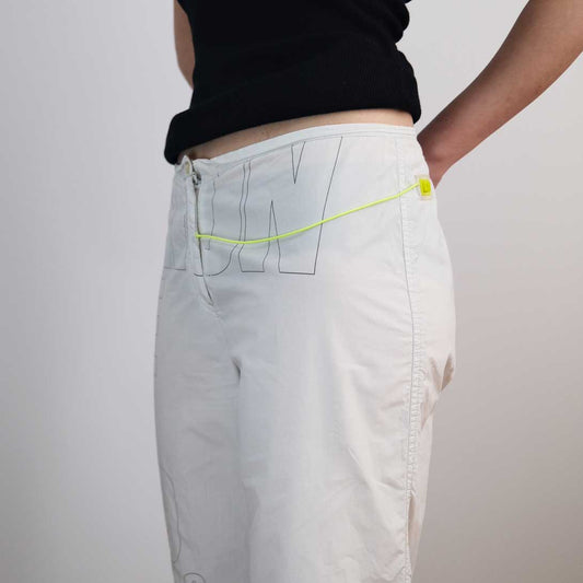 00's Cop Copine Low Rise Printed Cargo Trousers - W29"