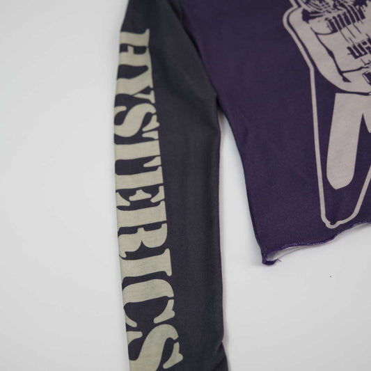 00's Hysteric Glamour Guitar Girl Off the Shoulder Top - S/M
