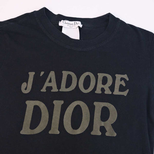 2001 Christian Dior J'adore Dior Tee in Black & Khaki