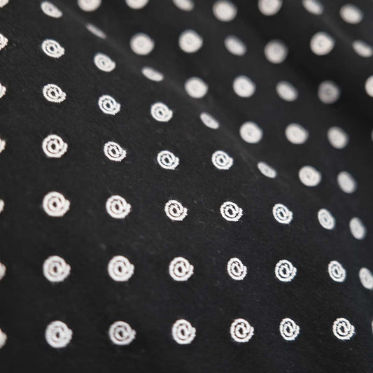 00's Diesel Polkadot '@' Shirt in Black - XL