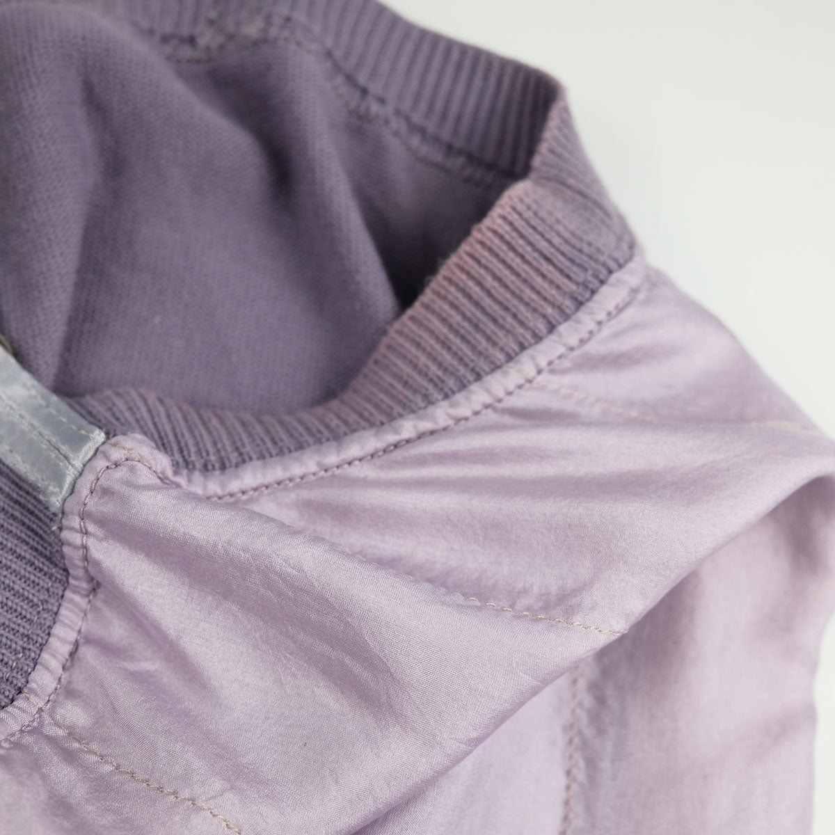 00's Prada Sport Silk Cami Top with Knit Waistband in Lilac - S/M