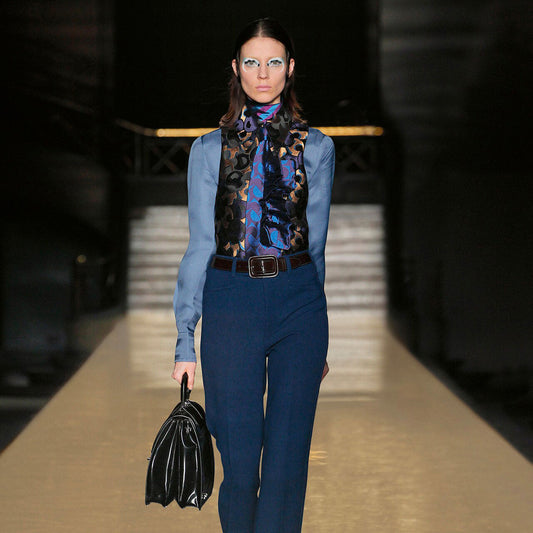 FW 2012 Miu Miu Runway Sleeveless Silk Top - XS 