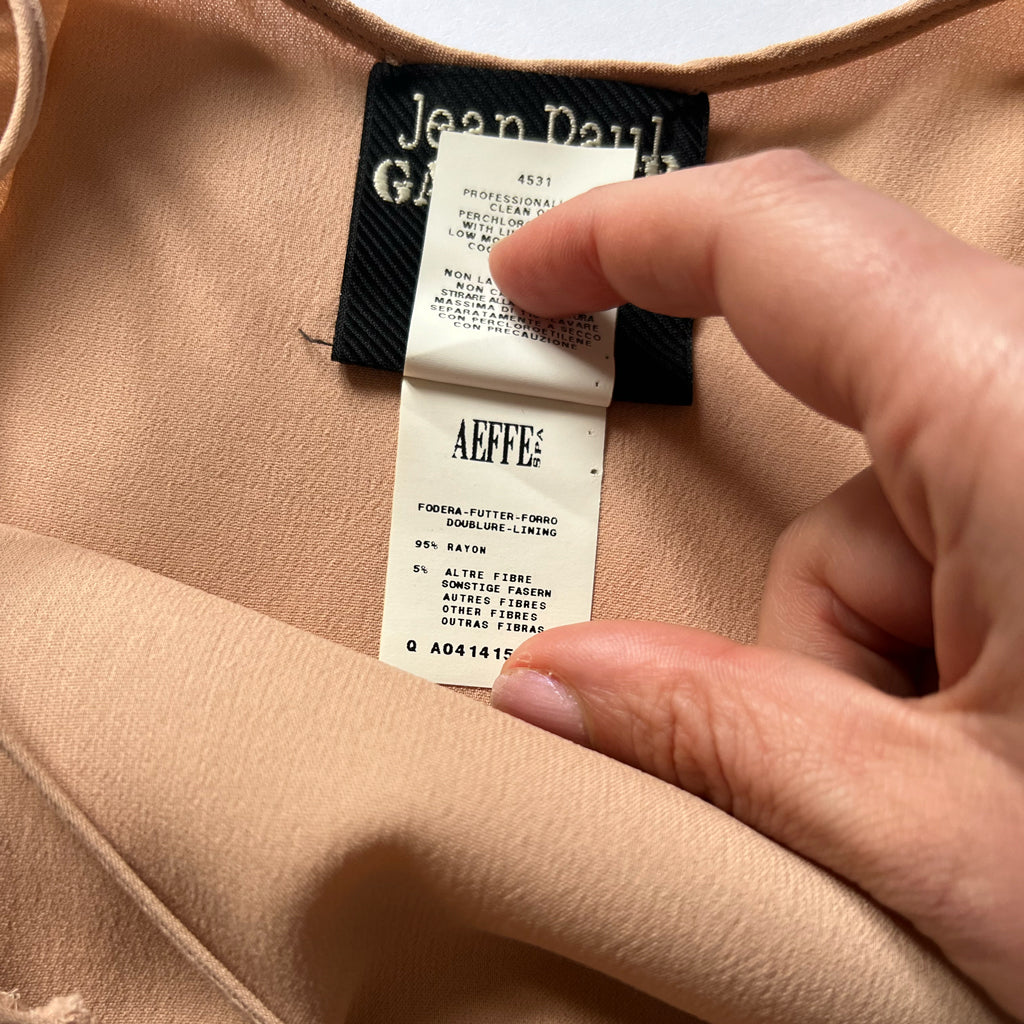 00's Jean Paul Gaultier Naked Slip Dress - M