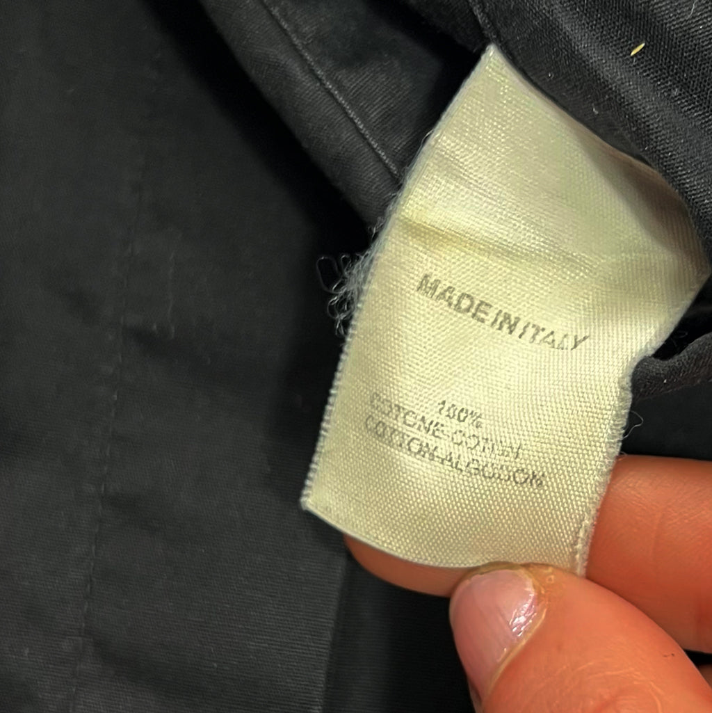00's Versace Classic Fitted Shirt in Black - S/M